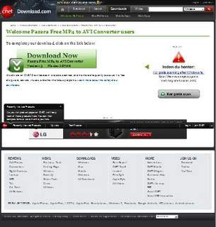 Billede af download.cnet.com - Pazera MP4 til avi/mpg