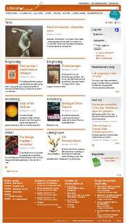 Billede af www.litteratursiden.dk