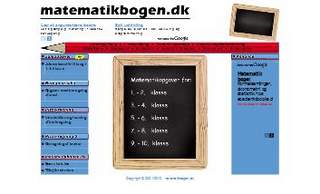 Billede af www.matematikbogen.dk